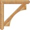 Ekena Millwork Westlake Craftsman Rough Sawn Bracket, Western Red Cedar, 6"W x 48"D x 48"H BKT06X48X48WTL04RWR - alternate 4